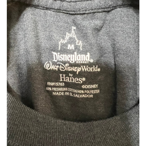 Disney Gray “Grumpy by Choice" Short Sleeve Graphic T-Shirt, Size M - Picture 3 of 6